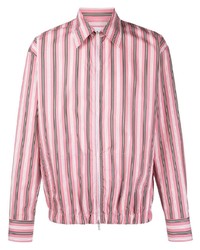 PT TORINO Striped Zipped Shirt