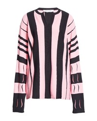 Kiko Kostadinov Hydra Embroidered Stripe Jacquard Sweater