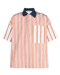 Sunnei Striped Cotton Polo Shirt