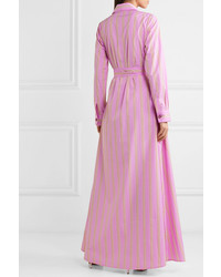 Evi Grintela Valerie Striped Cotton Poplin Maxi Dress