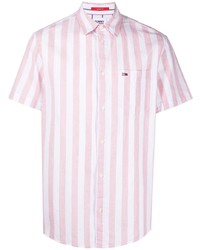 Tommy Jeans Embroidered Logo Striped Shirt