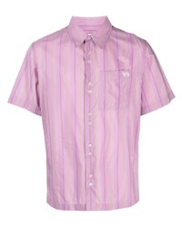 Wales Bonner Logo Embroidered Striped Shirt