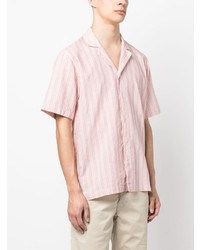 Orlebar Brown Maitan Vertical Striped Cotton Shirt