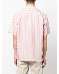 Orlebar Brown Maitan Vertical Striped Cotton Shirt