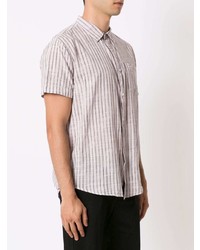 OSKLEN Vertical Stripe Short Sleeve Shirt