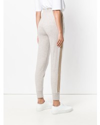 N.Peal Striped Knitted Track Pants