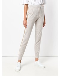 N.Peal Striped Knitted Track Pants