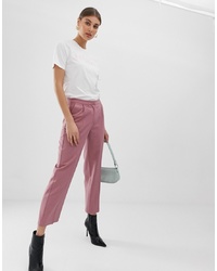 Pieces Flare Pinstripe Trousers