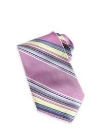 Ted Baker Striped Silk Tie Pink