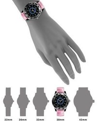 Christian Dior Dior Dior Viii Limited Edition Sapphire Black Ceramic Leather Automatic Watch