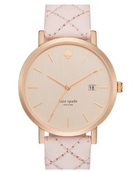 Kate Spade New York Metro Grand Quilted Strap Watch 38mm