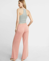 Express One Eleven High Waisted Wide Leg Drawstring Sweatpants