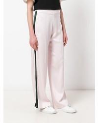 Mother of Pearl Satin Crepe Wide Leg Pants