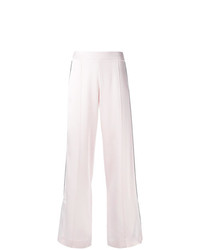 Mother of Pearl Satin Crepe Wide Leg Pants