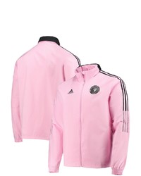 adidas Pink Inter Miami Cf All Weather Primegreen Full Zip Jacket At Nordstrom