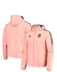 adidas Pink Lafc All Weather Full Zip Jacket