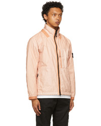 Stone Island Pink Membrana 3l Tc Jacket
