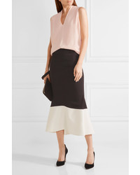 Narciso Rodriguez Wool And Cashmere Blend Top Pastel Pink