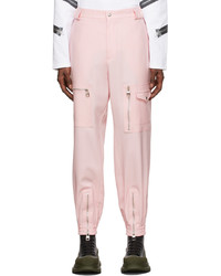 Alexander McQueen Pink Twill Cargo Pants