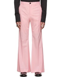 LU'U DAN Pink 70s Bellbottom Trousers