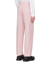 Alexander McQueen Pink Tailored Trousers