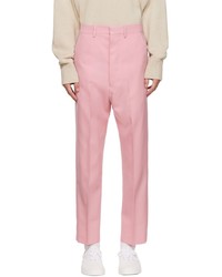 AMI Alexandre Mattiussi Pink Virgin Wool Trousers