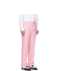 Burberry Pink Wool Trousers