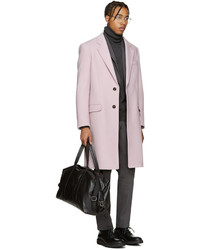 Versace Pink Wool Coat