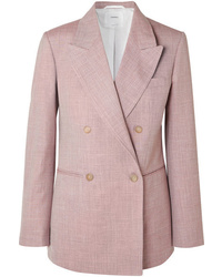 Casasola Double Breasted Wool Silk And Blazer