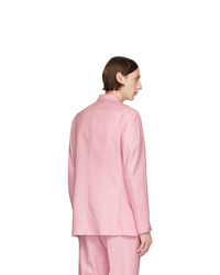 Burberry Pink Slim Tailored Blazer