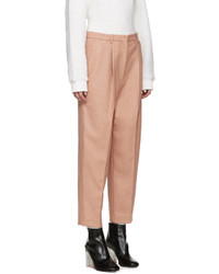 Acne Studios Pink Wool Milli Trousers