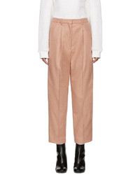 Acne Studios Pink Wool Milli Trousers