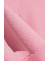 Valentino Wool And Silk Blend Dress Baby Pink