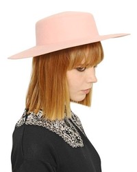 Pink Wool Hat