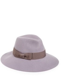 August Hat Pastel Wool Fedora Purple