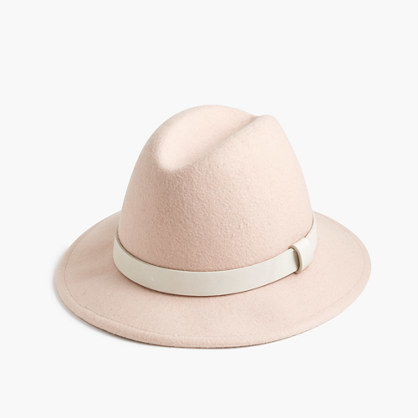 j crew pink hat