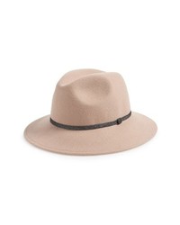 Treasure & Bond Metallic Band Wool Felt Panama Hat
