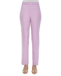 Shamask Double Face Flat Front Pants Orchid