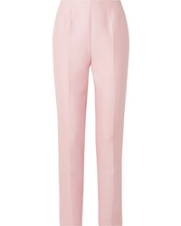 Pink Wool Skinny Pants for Women | Lookastic