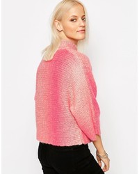 Only Gradient High Neck Pull Over Sweater