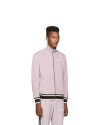 Palm Angels Pink Chenille Track Jacket