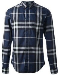 Men's Plaid Dress Shirts by Burberry | Lookastic