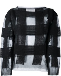 Plaid Wool Sweater