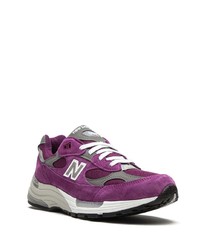 New Balance M992ba Purple Low Top Sneakers