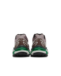 Salomon Purple And Green Xt 6 Advanced Sneakers
