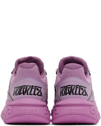 Versace Purple Trigreca Sneakers