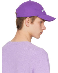 Palm Angels Purple Logo Cap