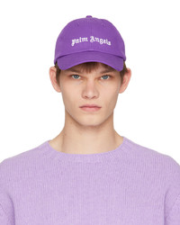Palm Angels Purple Logo Cap