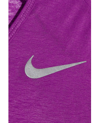 Nike Cool Breeze Dri Fit Slub Jersey Top Purple