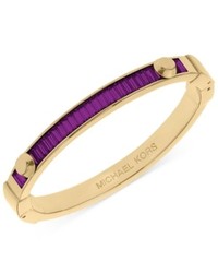 Michael Kors Michl Kors Bracelet Gold Tone Purple Bracelet